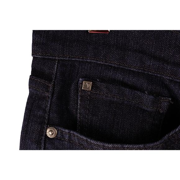 Gloria Vanderbilt Size 8 Petite Jeans Gabby Bootleg Indigo - Picture 4 of 6